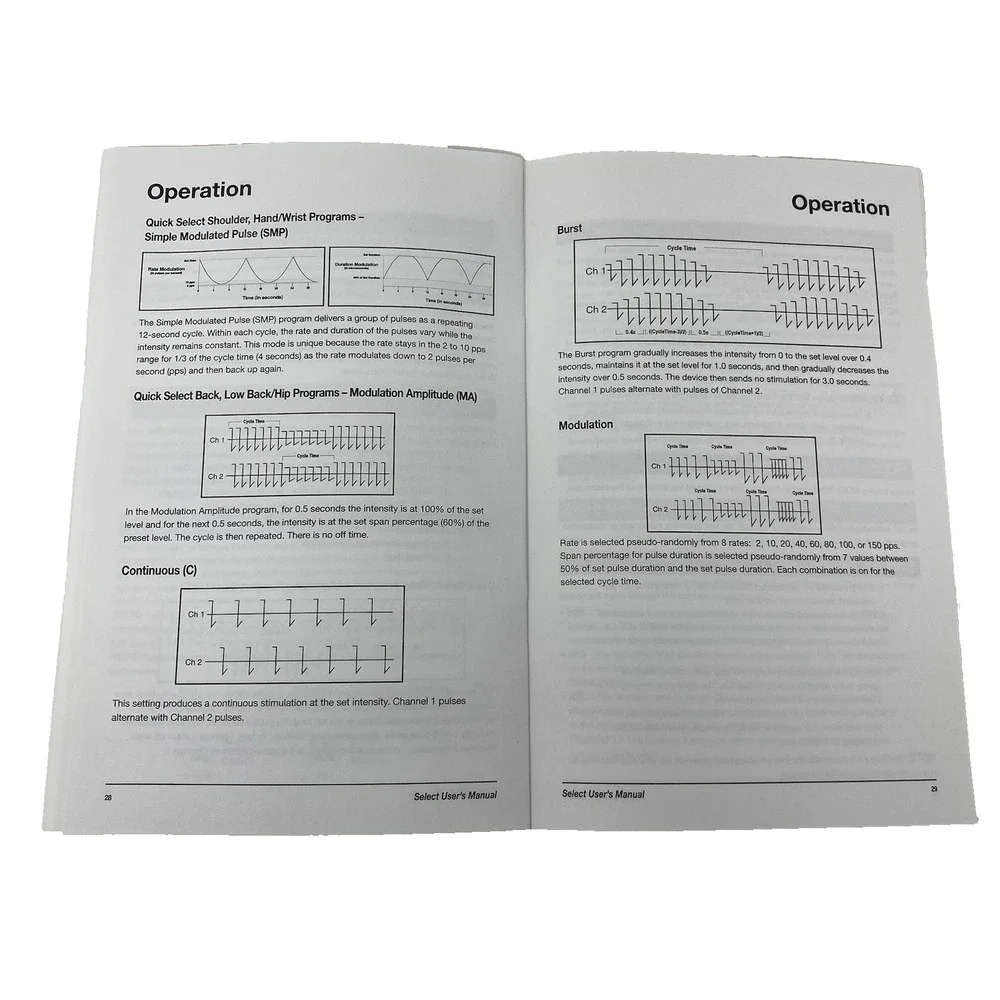 Select Pain Control User's Manual 2008‎ Empi Recovery Sciences